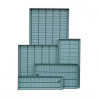 TABLE GRISE DANOISE STAAL PLAST 100X110X4CM
